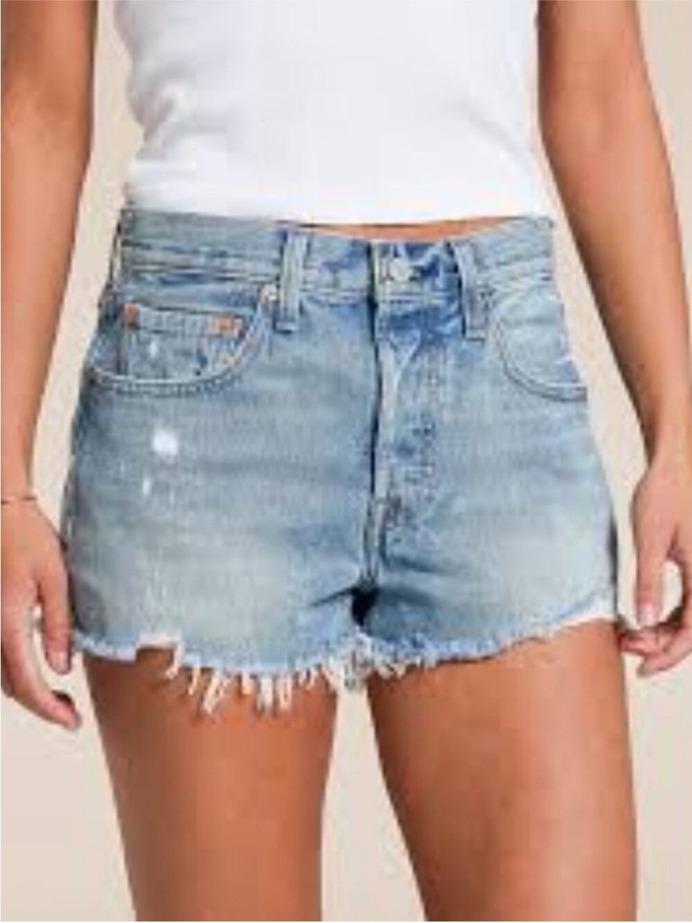 Levi’s 501 Cut-Off Denim Shorts – Light Wash – W31